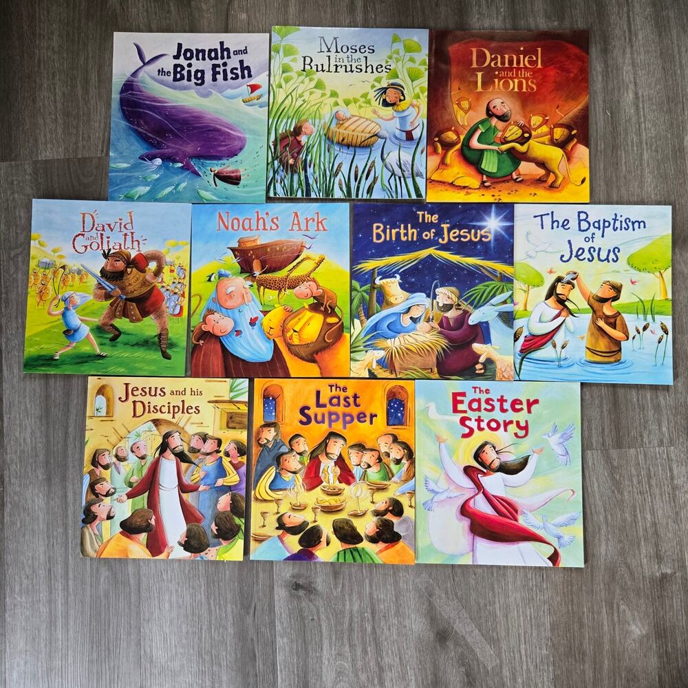 My First Bible Stories Lot of 10 Sully QEB Publishing Christian Children's Books
